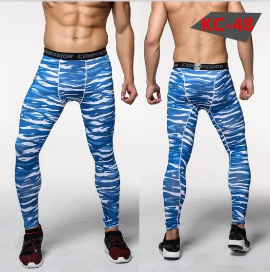 2016 camouflage men pants  fitness joggers compression tights long pants  leggings mens  wear jogginsg