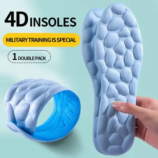 4D Latex Sport Support Running Insoles