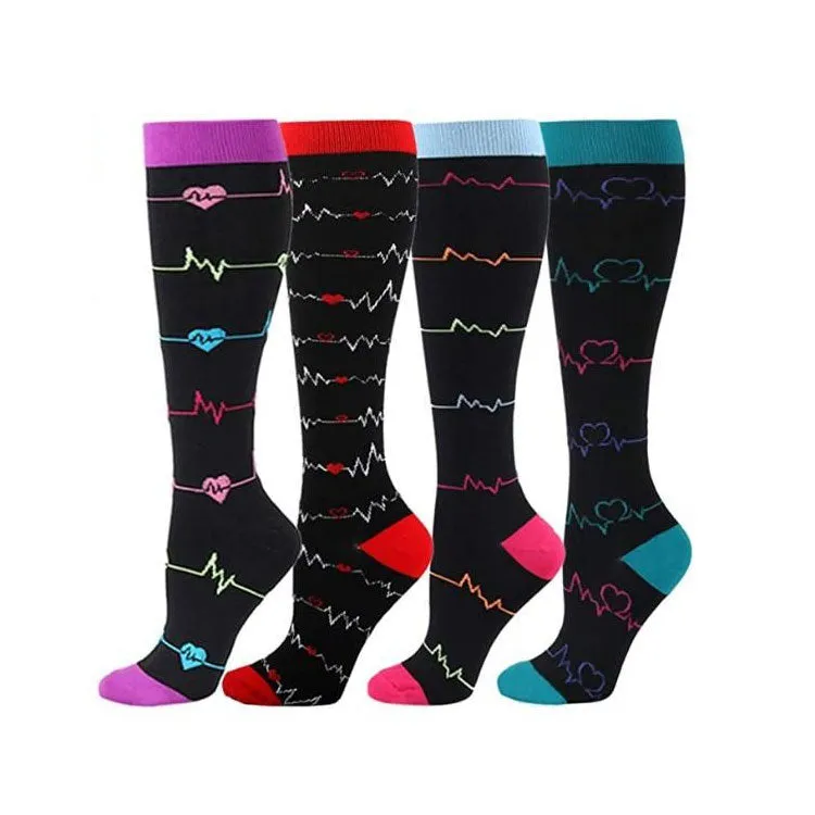 (8 PAIRS) Owlkay Best Compression Socks for Women & Men