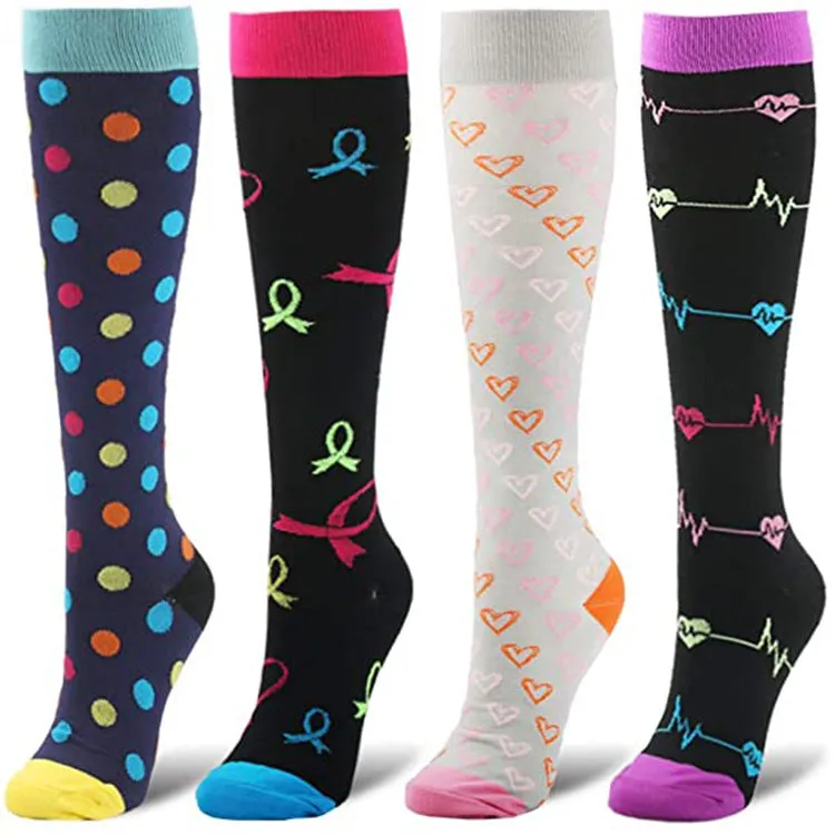 (8 PAIRS) Owlkay Best Compression Socks for Women & Men