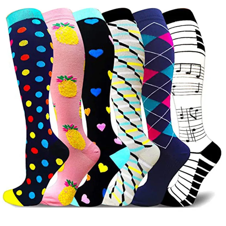 (8 PAIRS) Owlkay Best Compression Socks for Women & Men