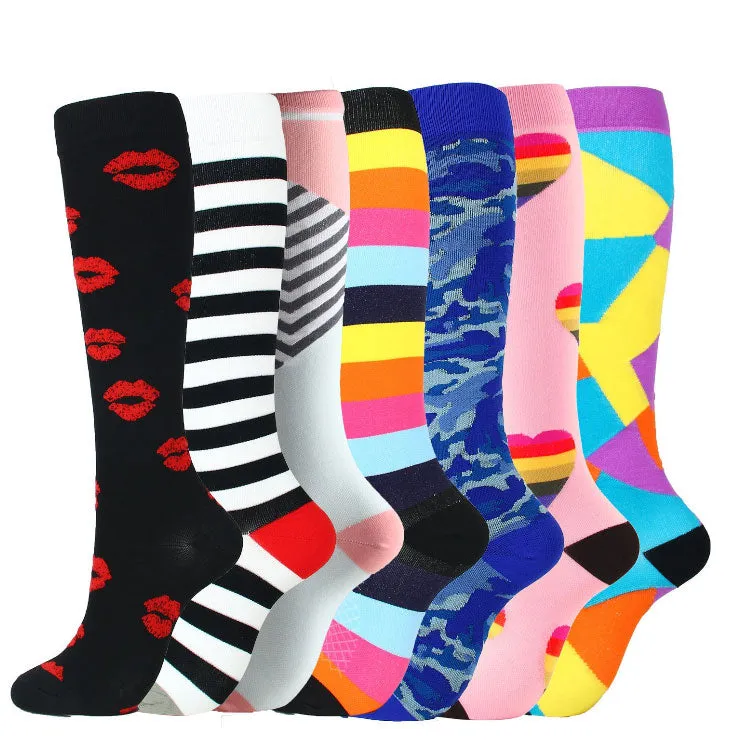 (8 PAIRS) Owlkay Best Compression Socks for Women & Men