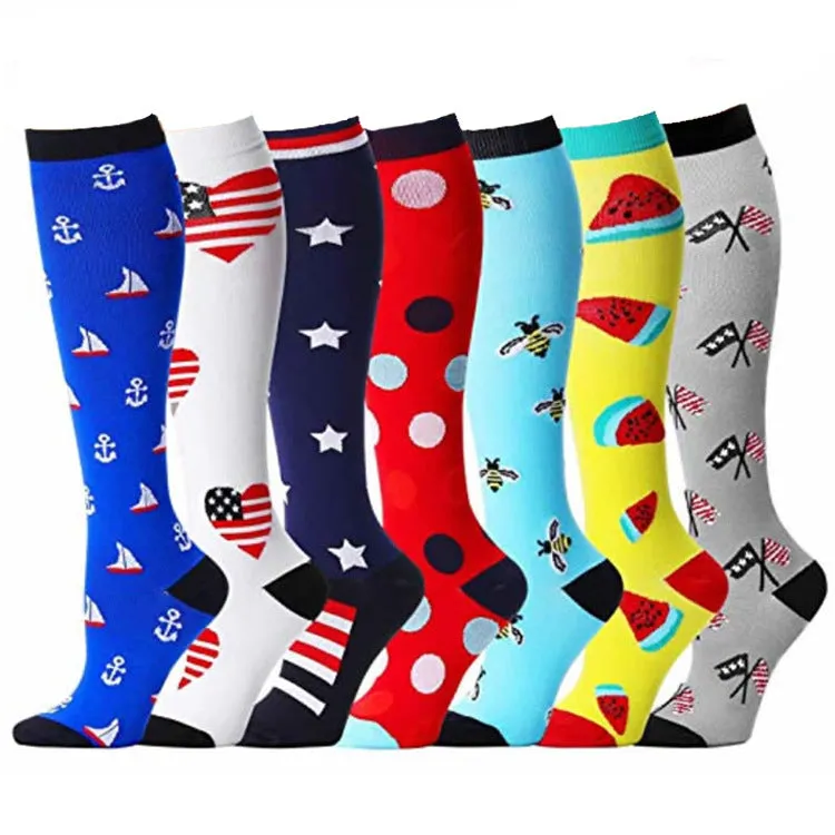 (8 PAIRS) Owlkay Best Compression Socks for Women & Men