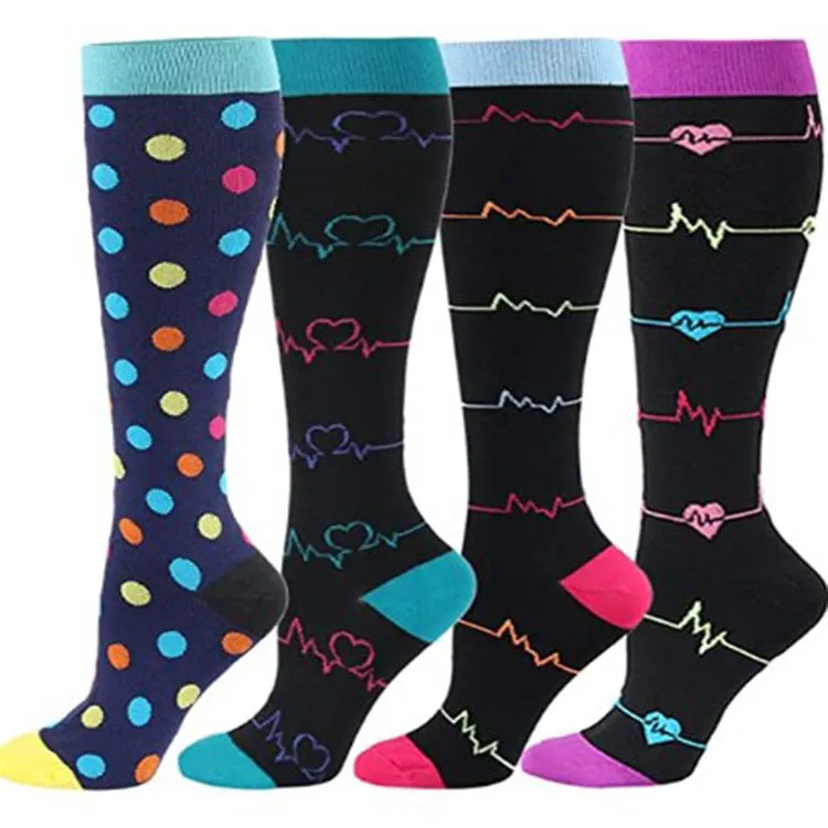 (8 PAIRS) Owlkay Best Compression Socks for Women & Men