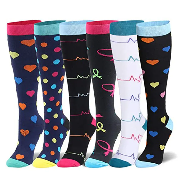 (8 PAIRS) Owlkay Best Compression Socks for Women & Men