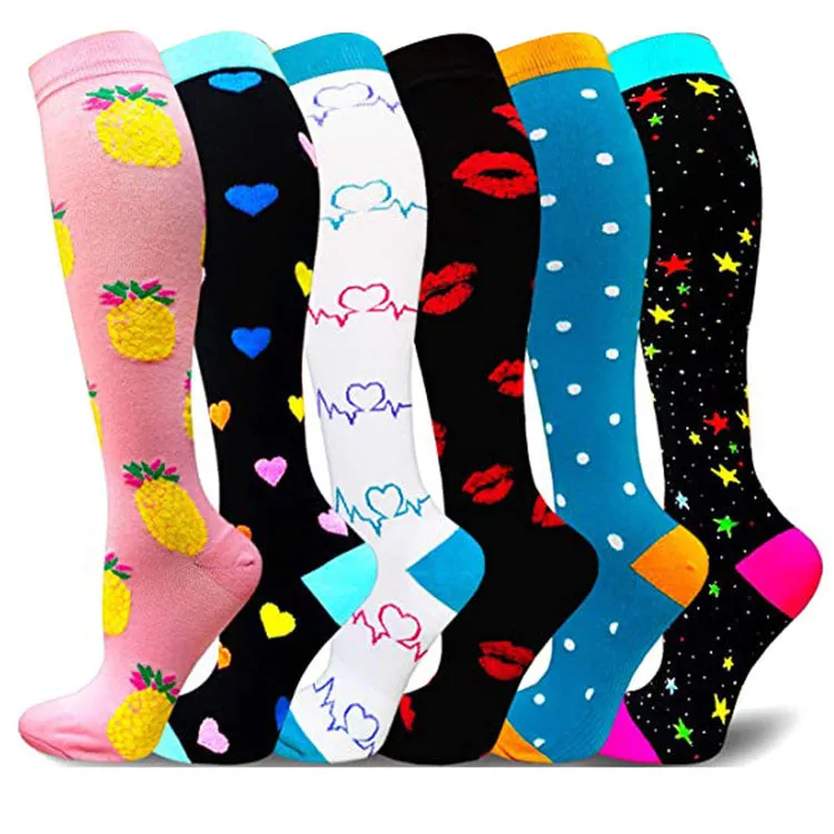 (8 PAIRS) Owlkay Best Compression Socks for Women & Men