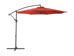 9.5ft Tilting Offset Patio Umbrella - Crimson Red