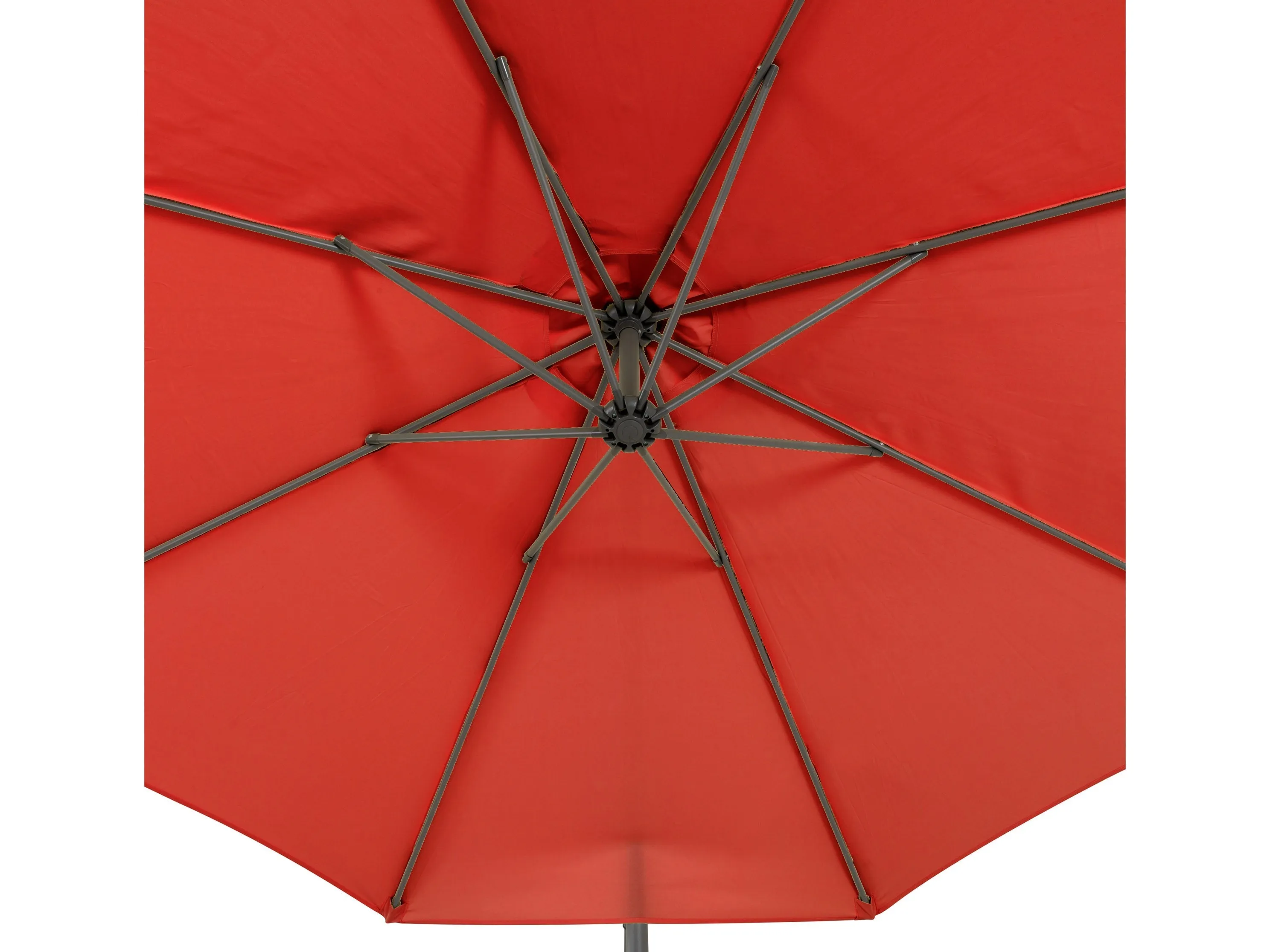 9.5ft Tilting Offset Patio Umbrella - Crimson Red