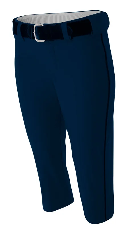 A4 Women's Softball Pants with Piping