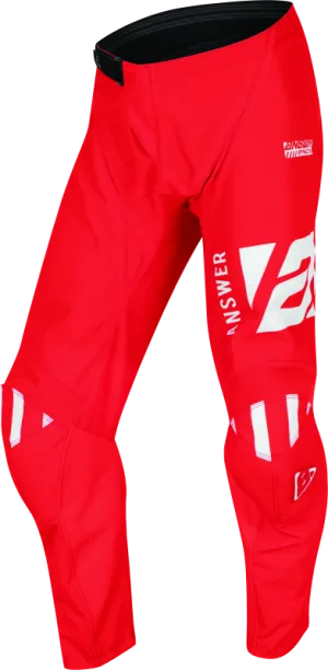 Answer Syncron Merge Pant Red/White Size - 38