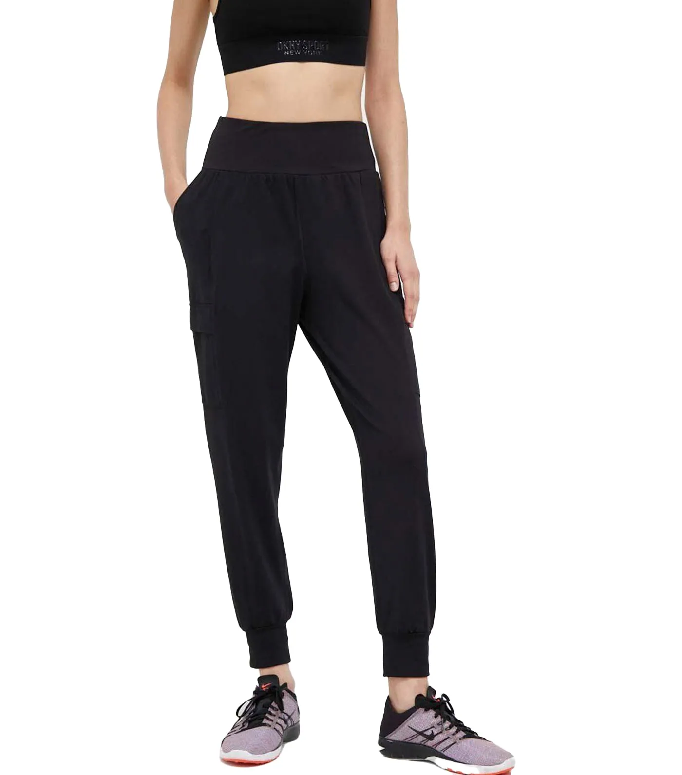 Balance Compression Cargo Jogger Black