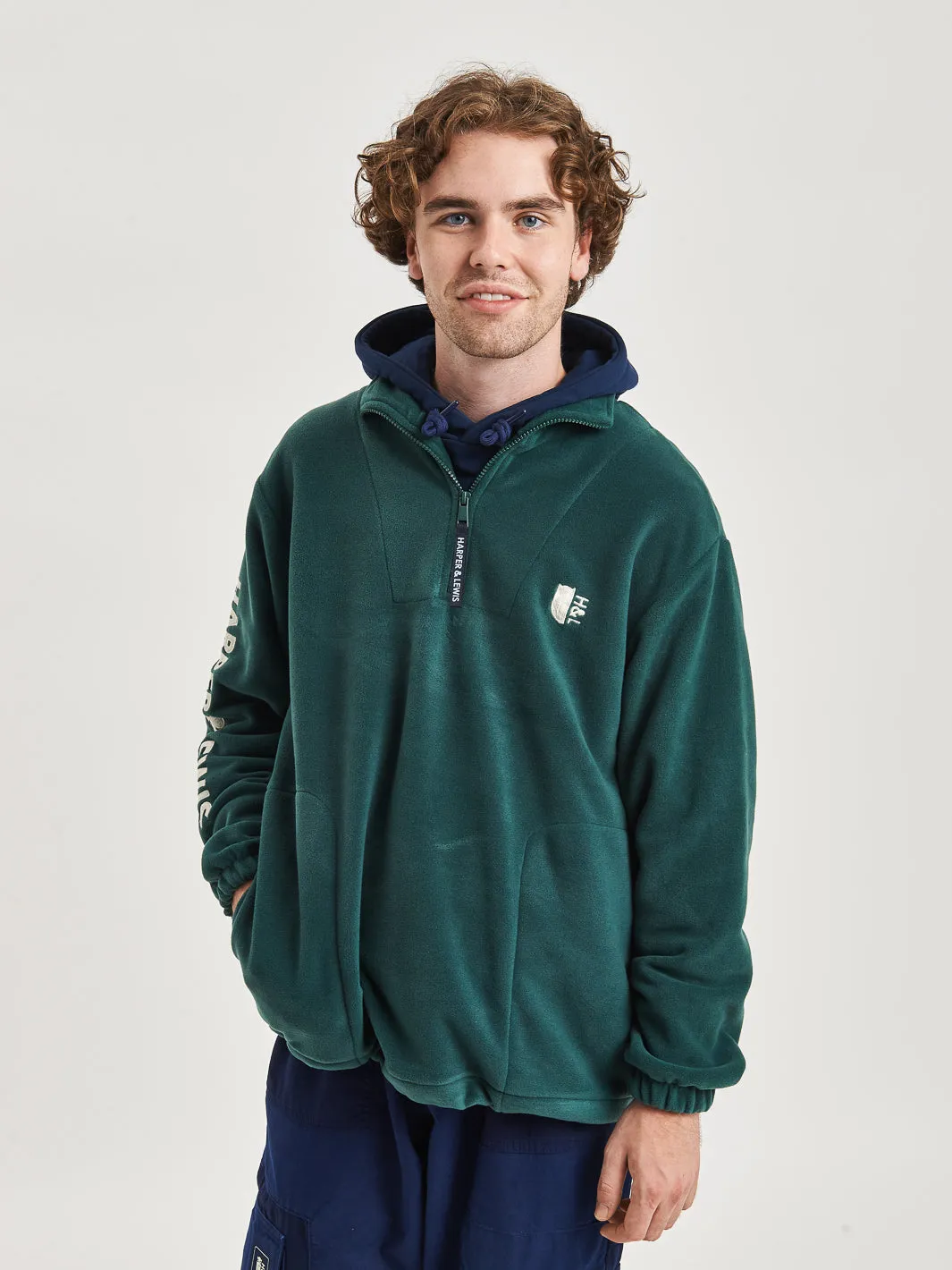 Birch 1/4 Zip Fleece Forest