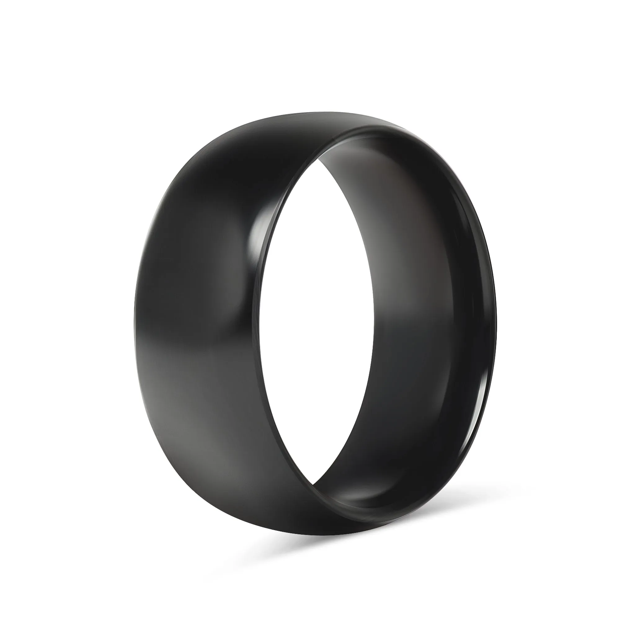 Black Stainless Steel Blank Ring / CFR7004