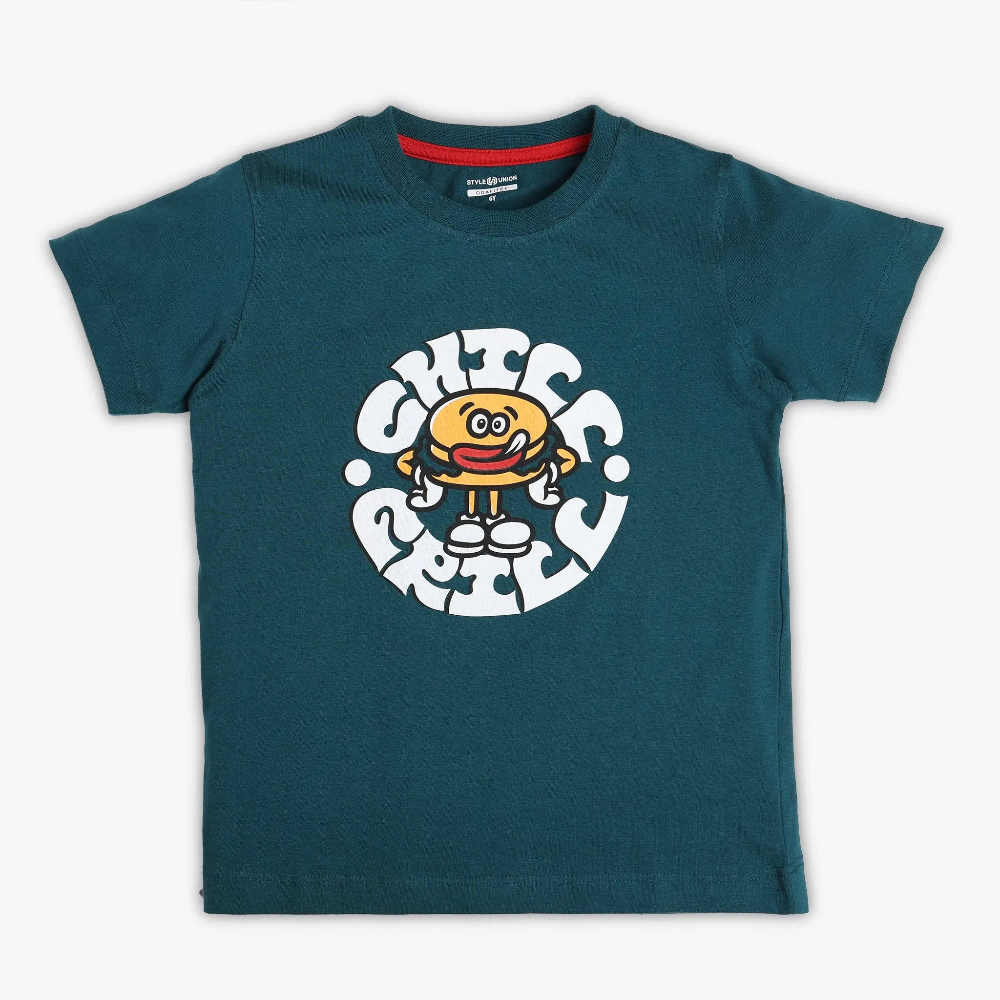 Boys Regular Fit Graphic T-Shirt