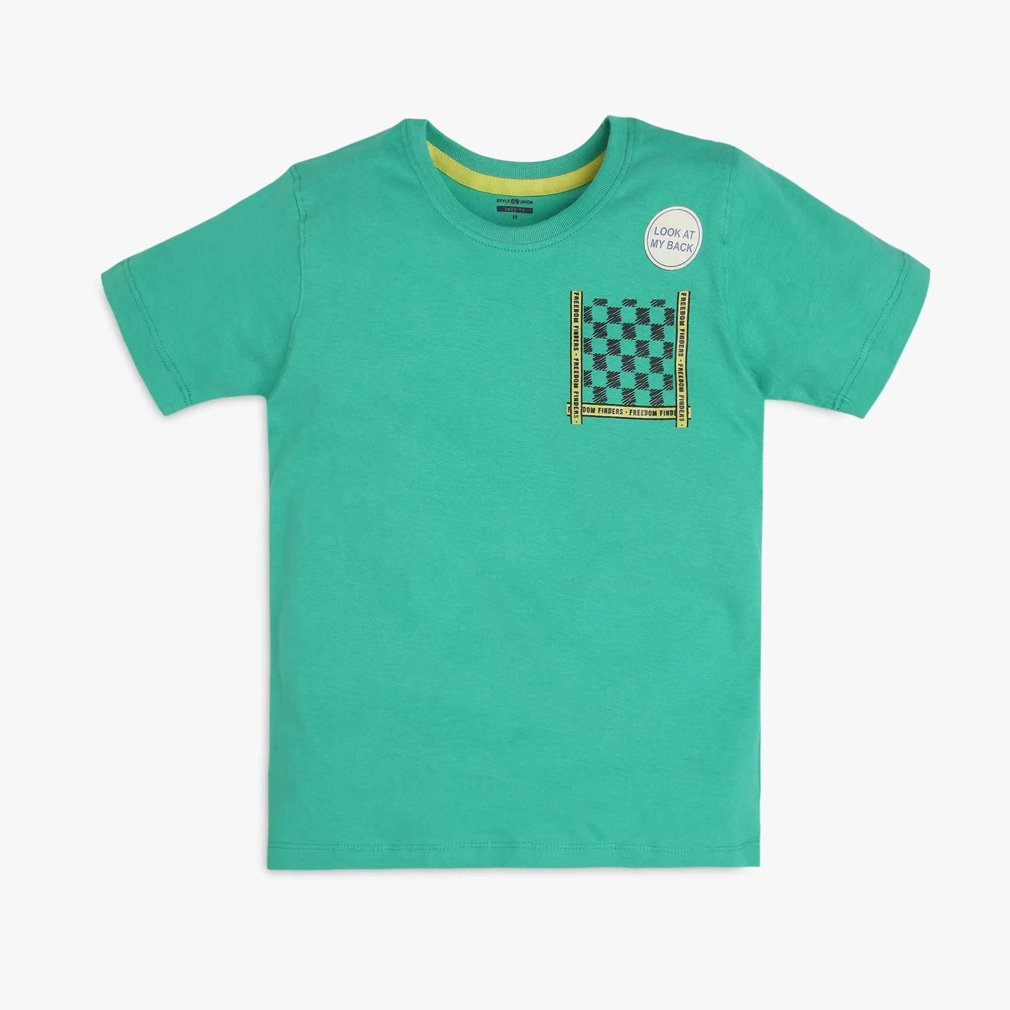 Boy's Regular Fit Printed T-Shirt