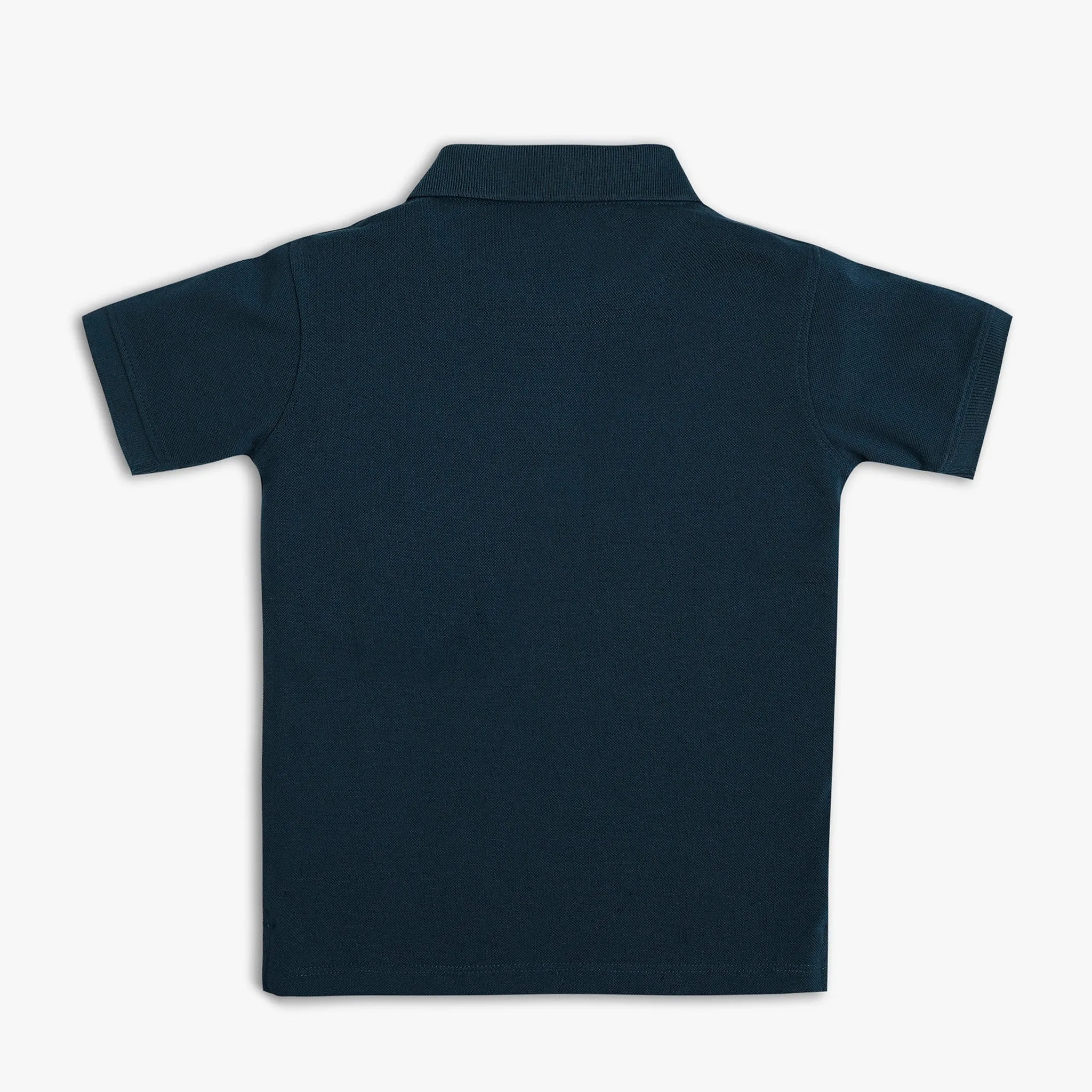 Boy's Regular Fit Solid Polo T-Shirt