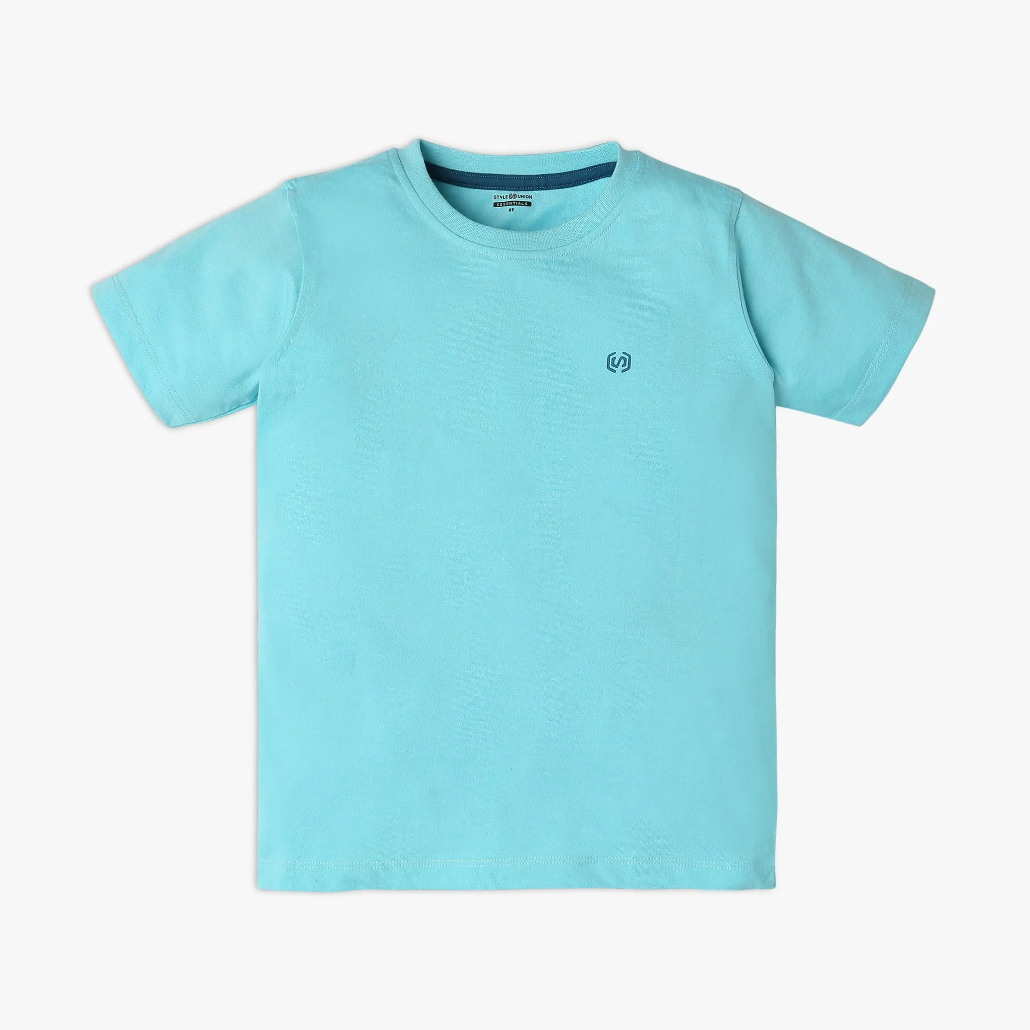 Boy's Regular Fit Solid T-Shirt