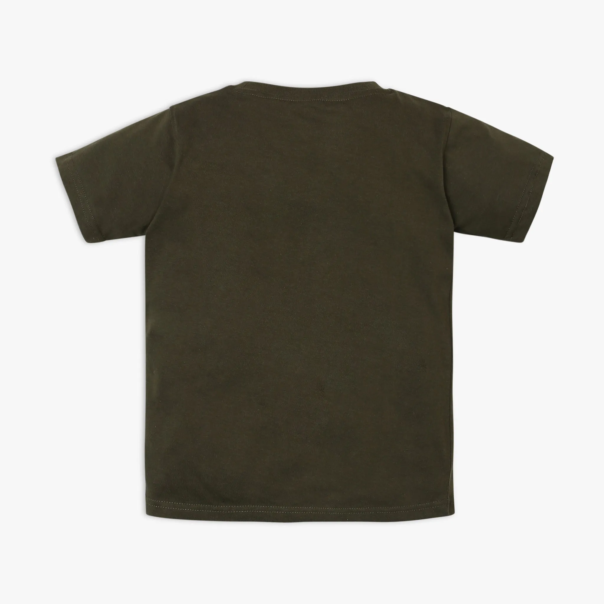 Boy's Regular Fit Solid T-Shirt