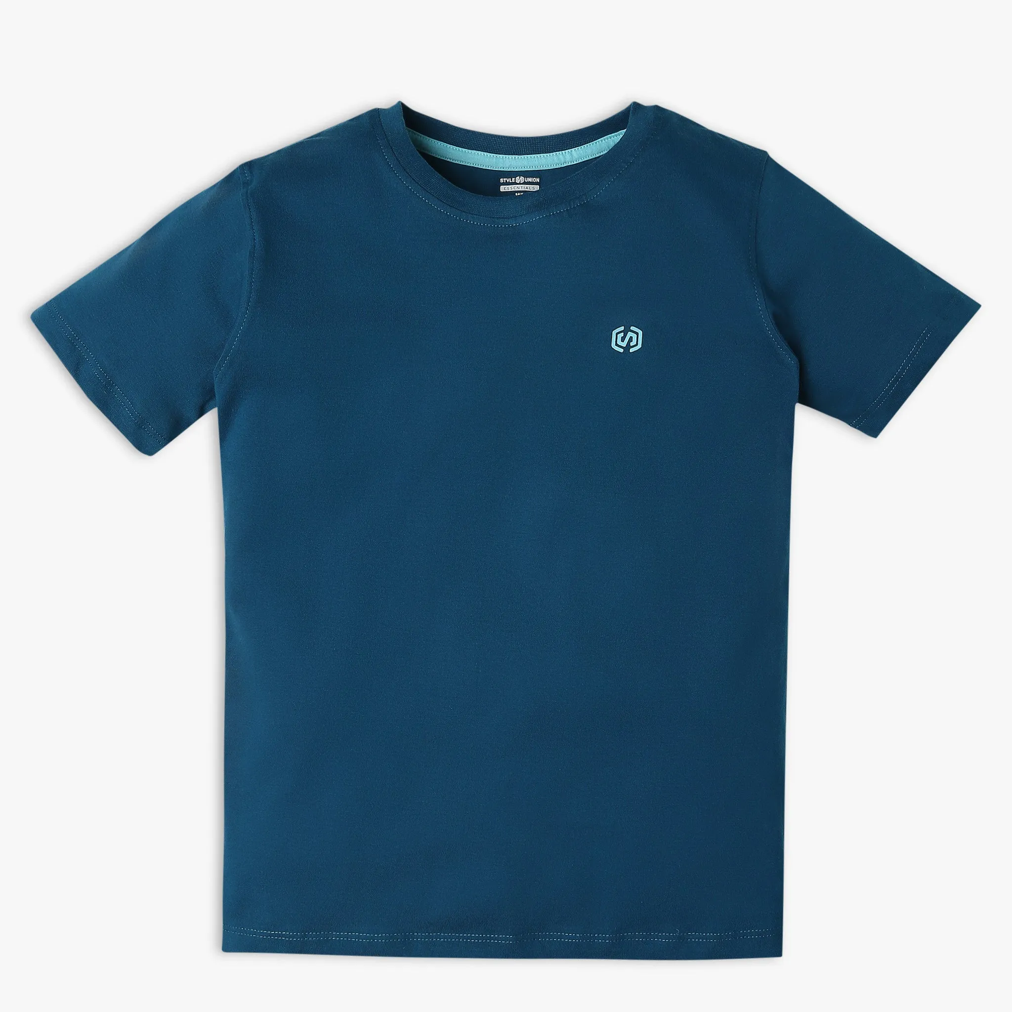 Boy's Regular Fit Solid T-Shirt