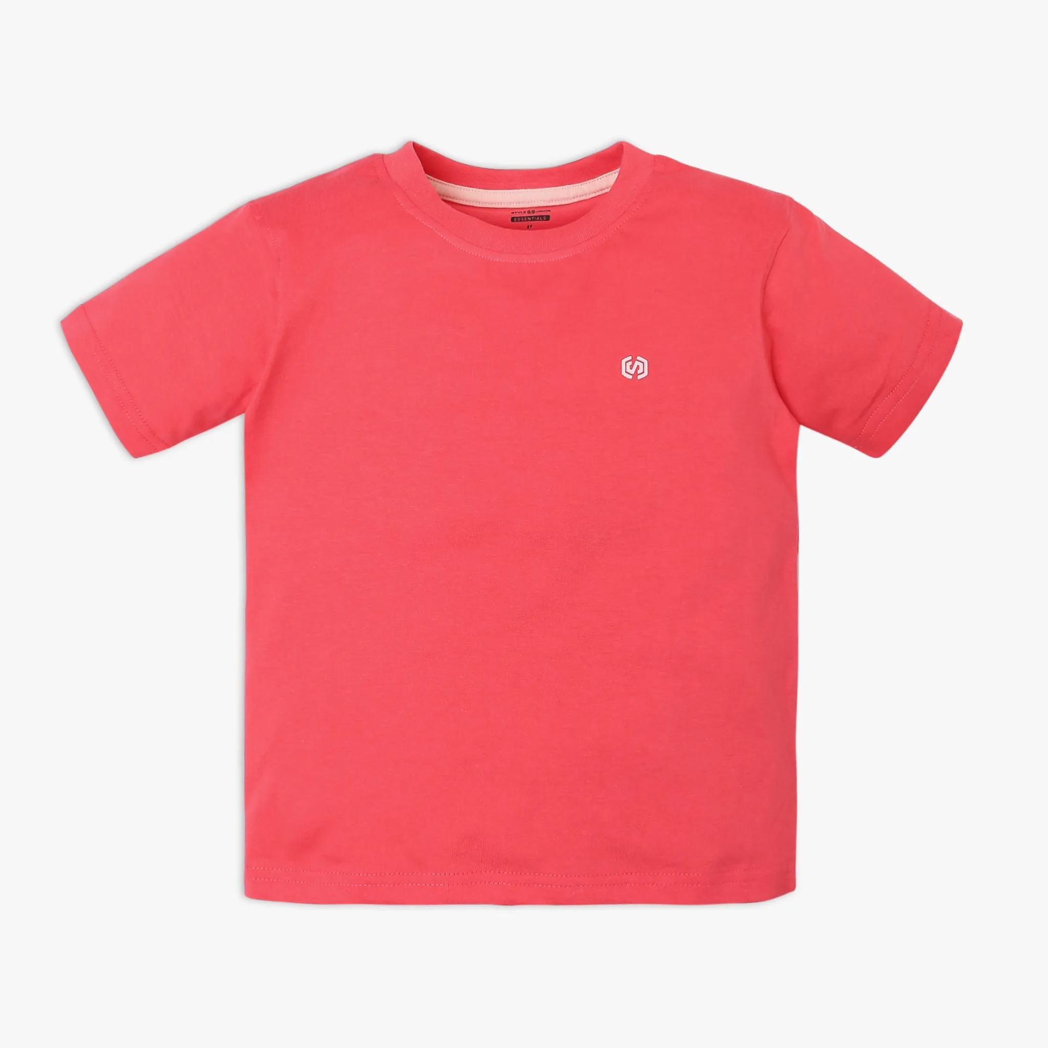 Boy's Regular Fit Solid T-Shirt