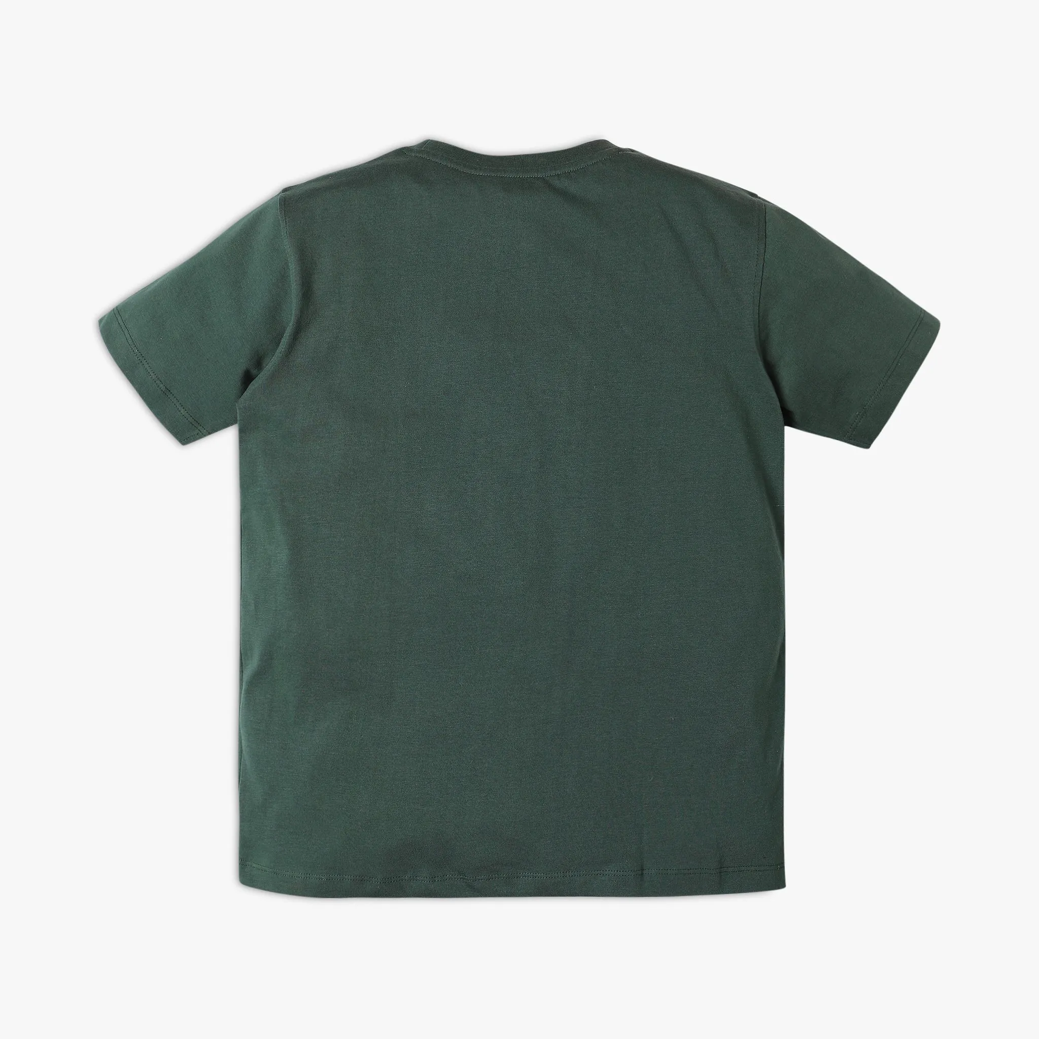 Boy's Regular Fit Solid T-Shirt