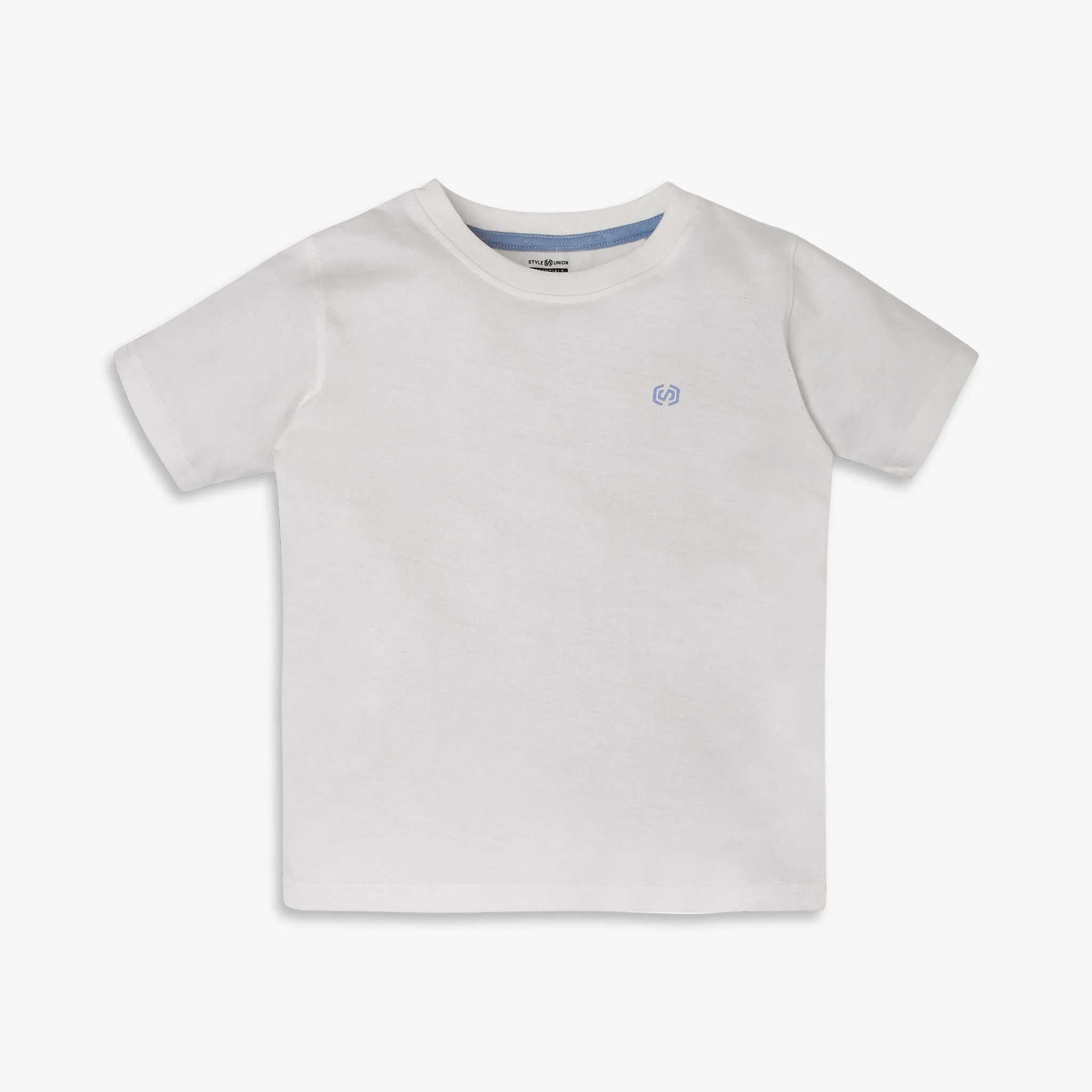 Boy's Regular Fit Solid T-Shirt