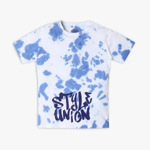 Boy's Regular Fit Tie - Dye T-Shirt