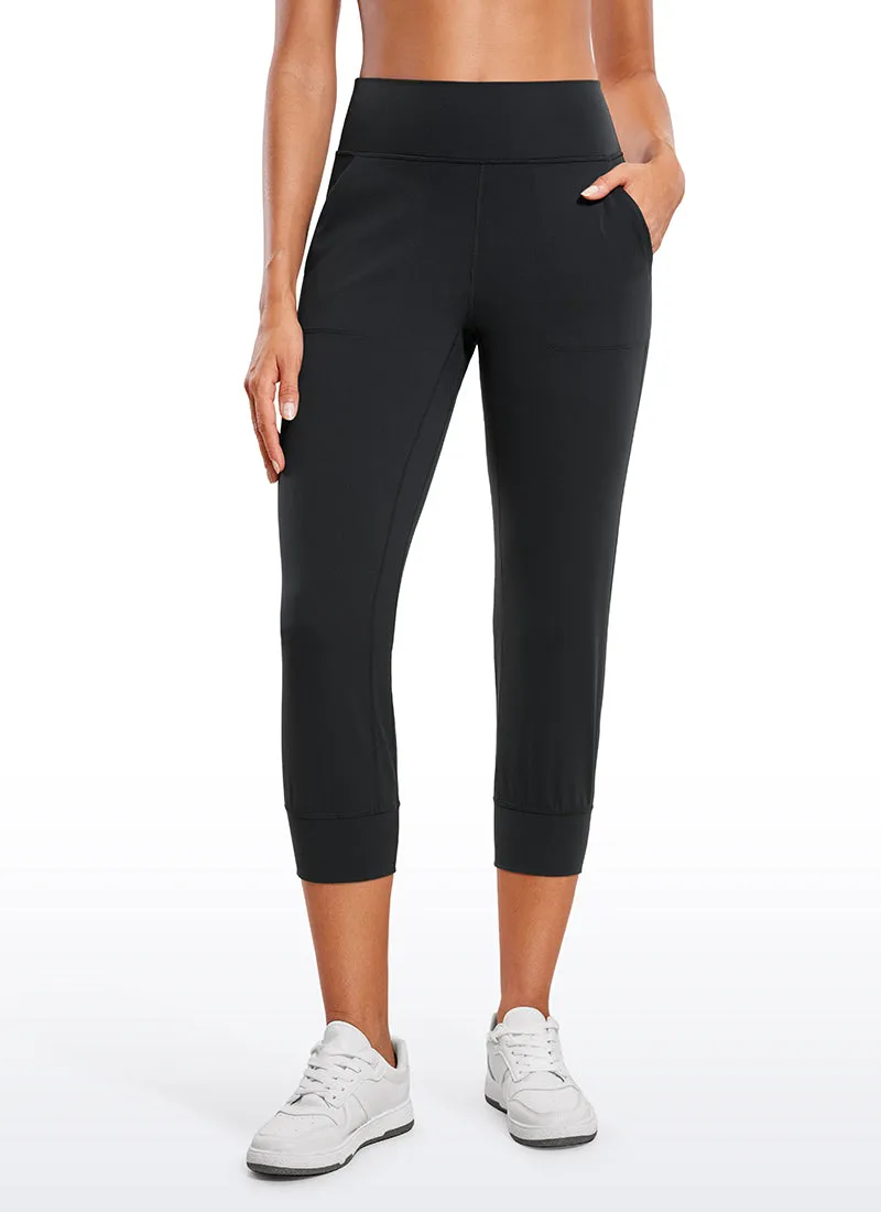 Butterluxe High Waist Cropped Joggers 23" with Pockets