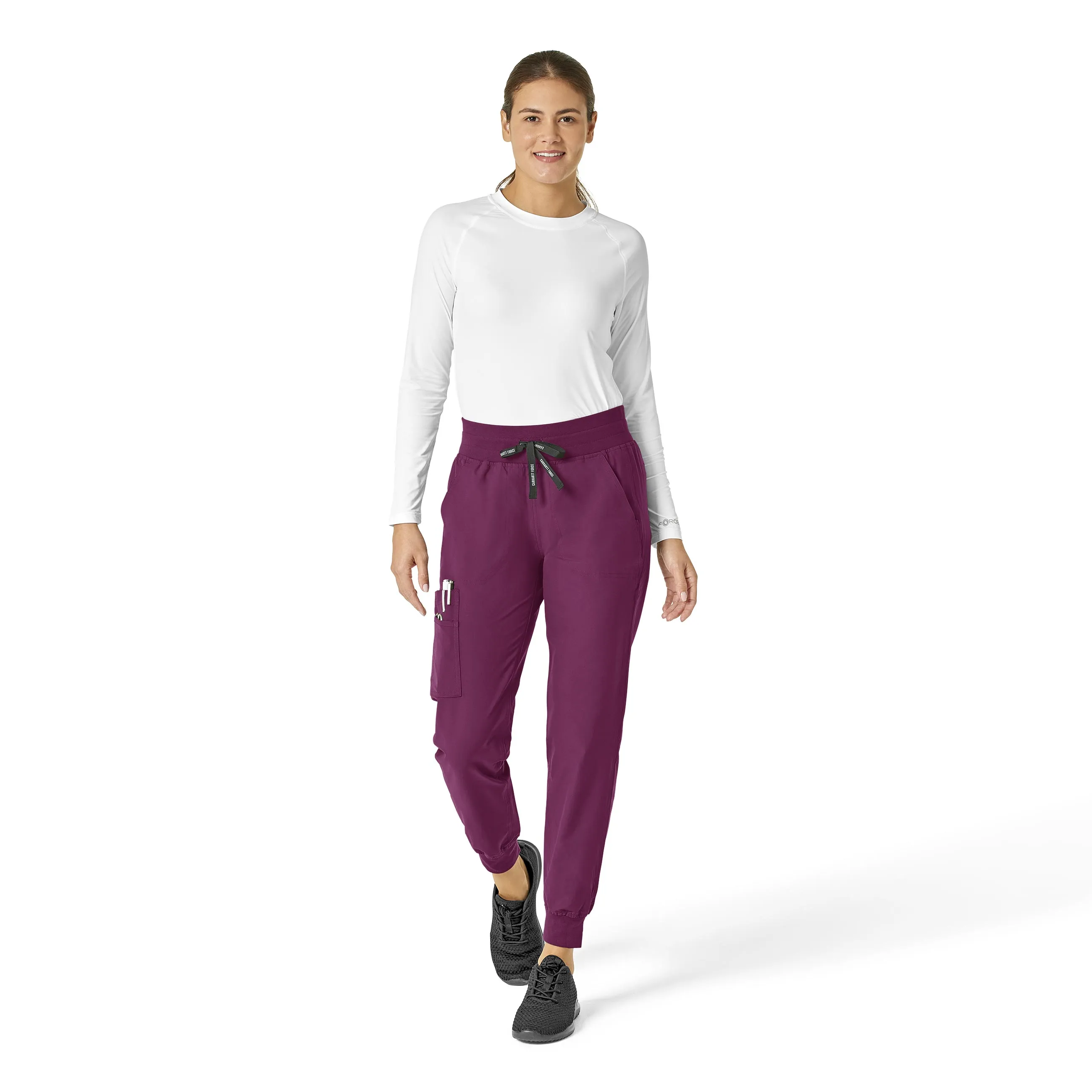 Carhartt Force Essentials Women's Jogger Scrub Pant - Wine