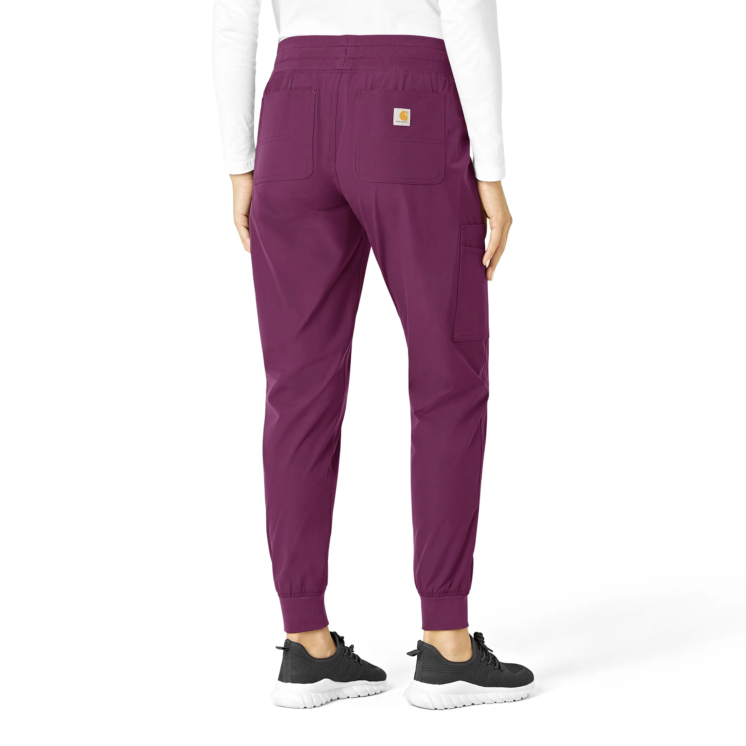 Carhartt Force Essentials Women's Jogger Scrub Pant - Wine