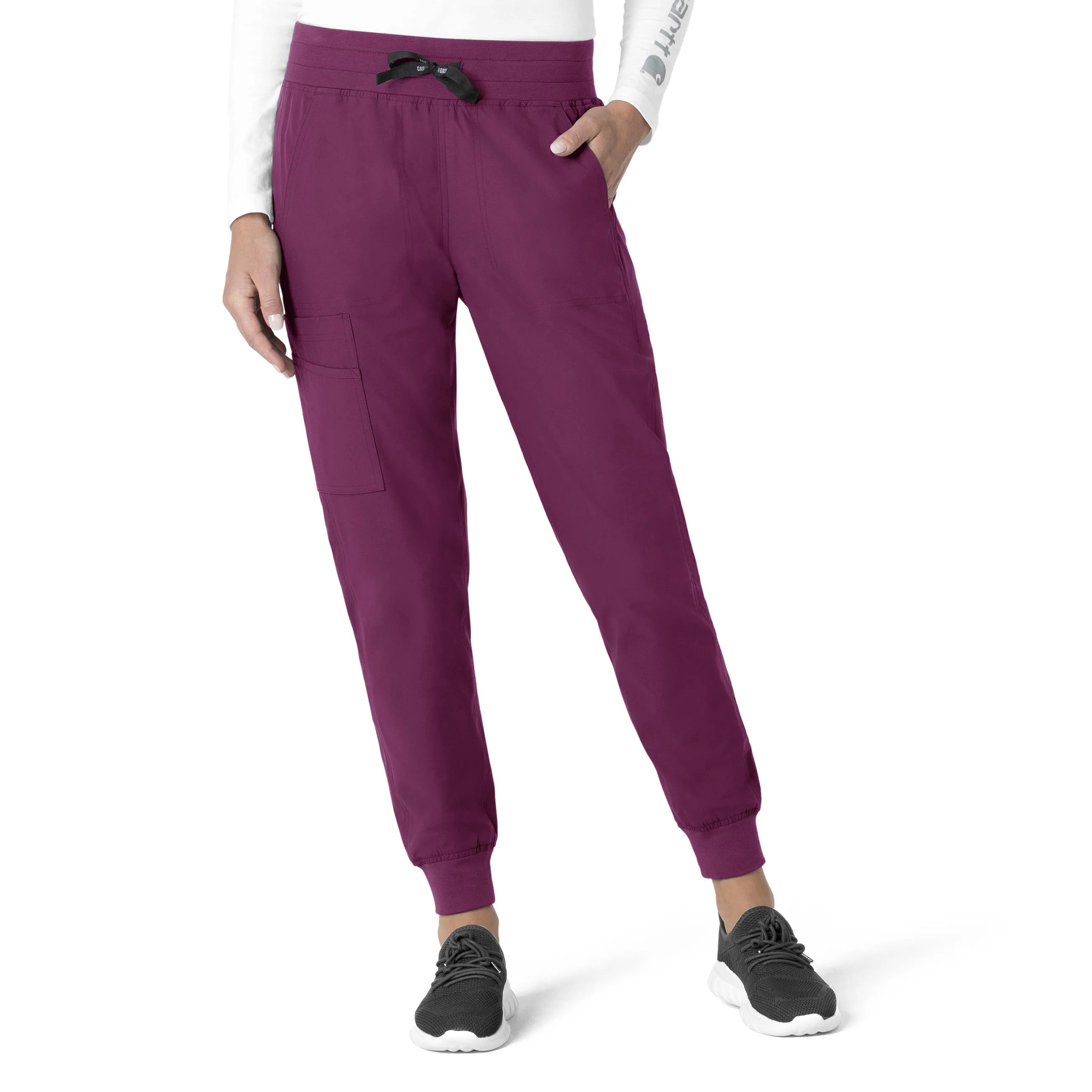 Carhartt Force Essentials Women's Jogger Scrub Pant - Wine