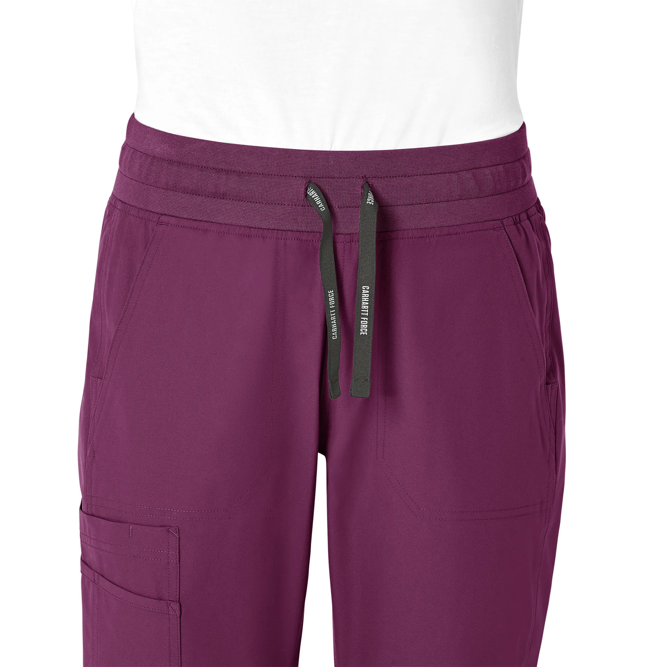 Carhartt Force Essentials Women's Jogger Scrub Pant - Wine