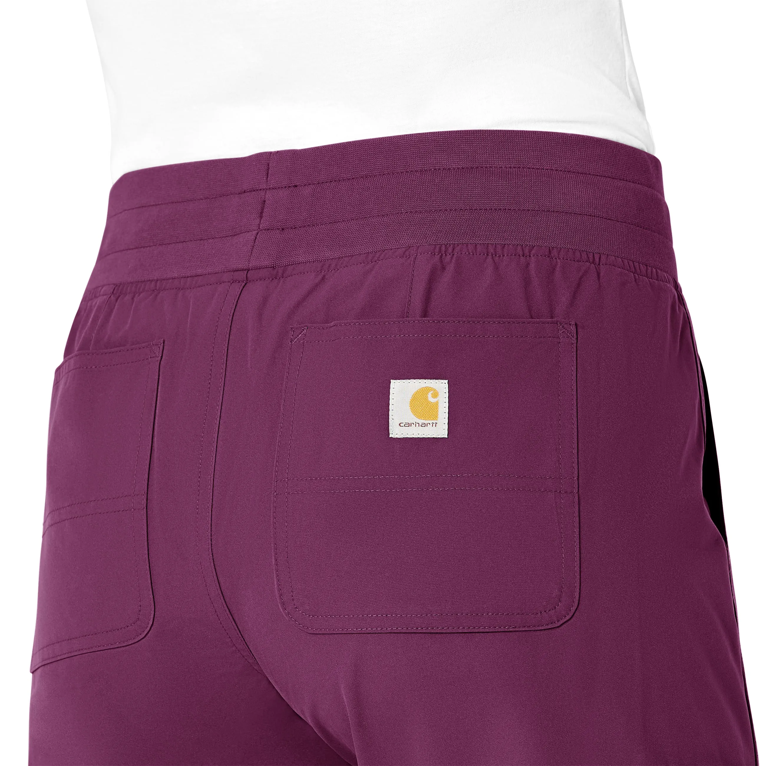 Carhartt Force Essentials Women's Jogger Scrub Pant - Wine