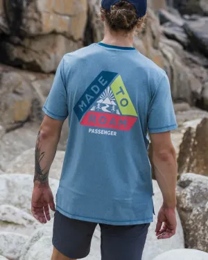 Classic Active Recycled T-Shirt - Blue Steel Marl