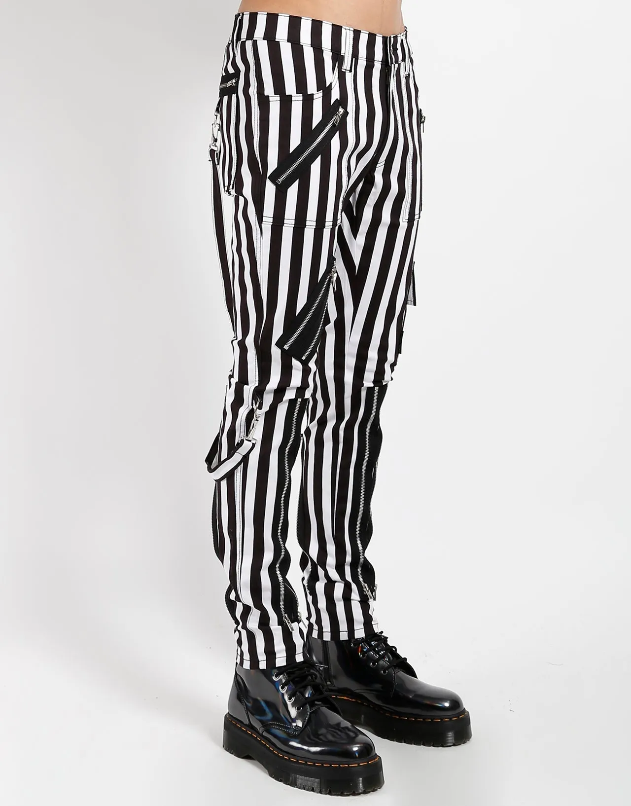 CLASSIC SLIM LEG  BONDAGE PANT MEDIUM STRIPE