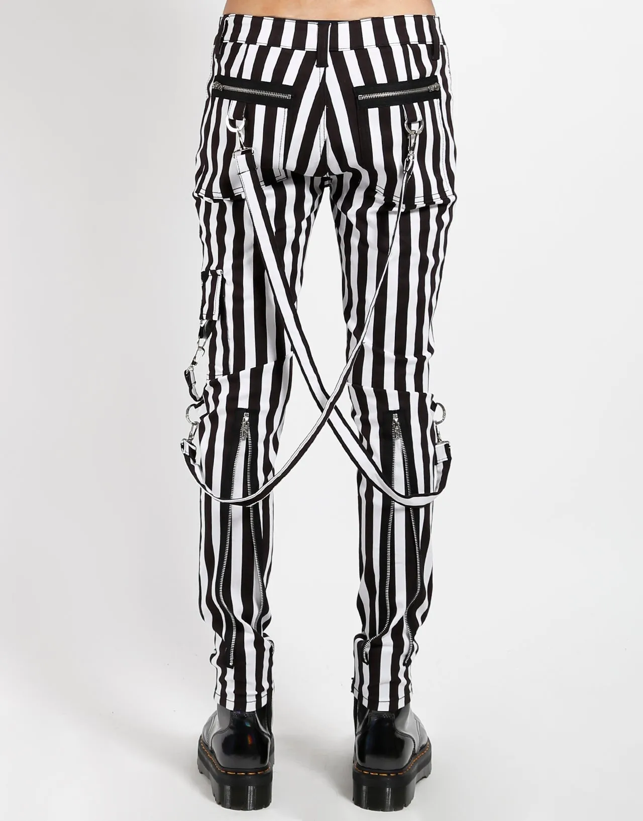 CLASSIC SLIM LEG  BONDAGE PANT MEDIUM STRIPE