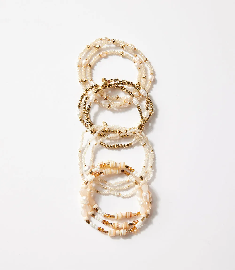 Crystal Bead Stretch Bracelet