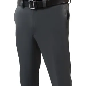 Davis BFX Pro Flat Front Straight Fit Charcoal Plate Umpire Pant