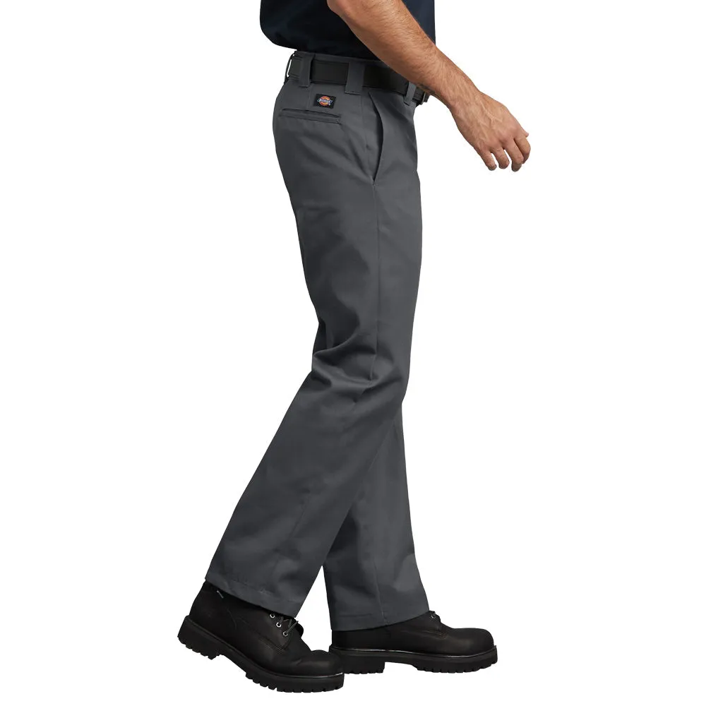 Dickies Men's Slim Fit Straight Leg Work Pant_Charcoal