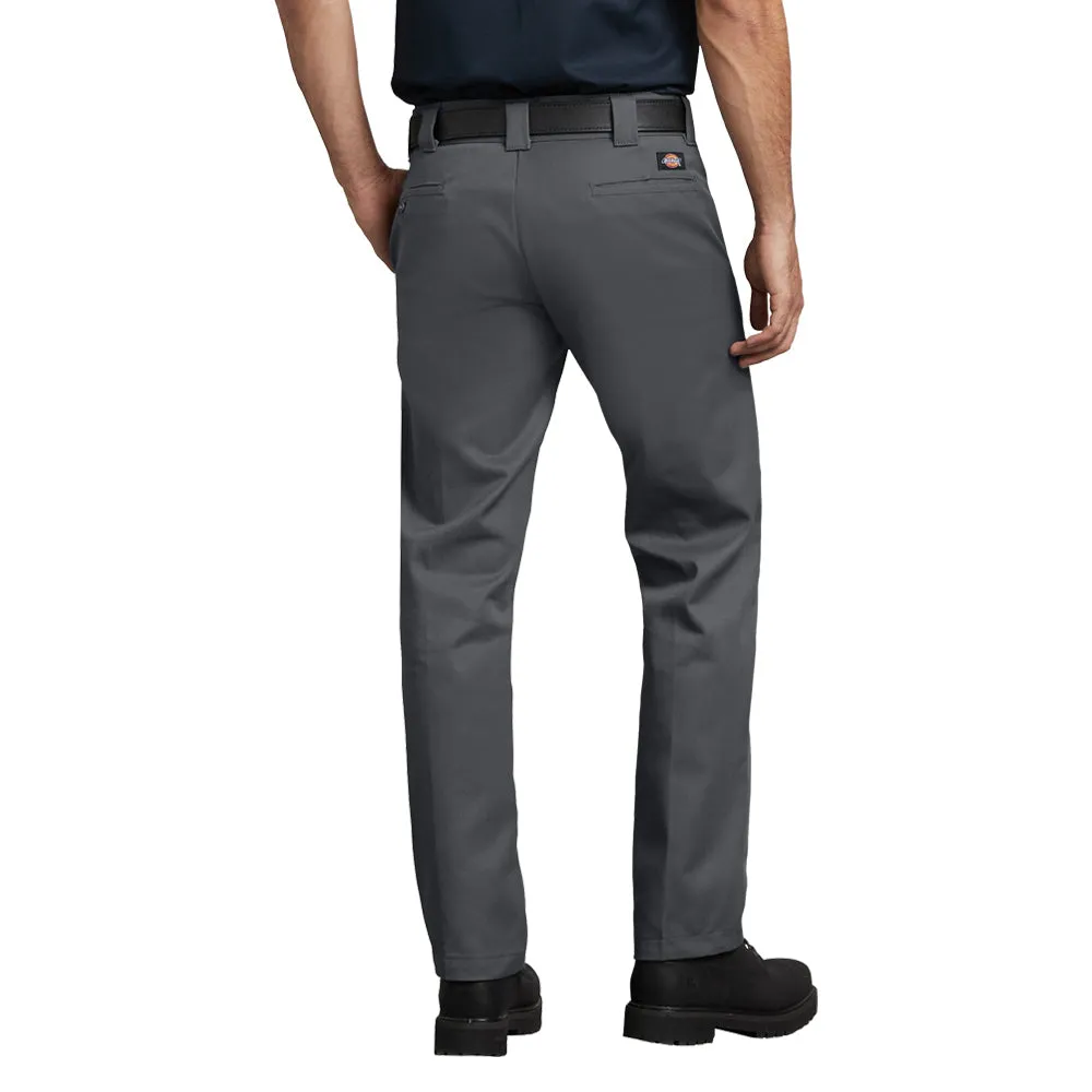 Dickies Men's Slim Fit Straight Leg Work Pant_Charcoal