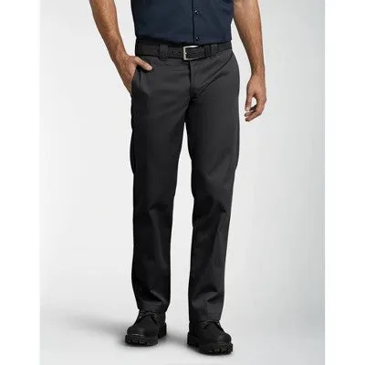 Dickies Men's Slim Fit Straight Leg Work Pants - Black 38x34