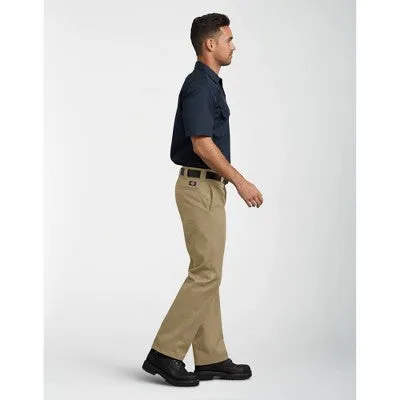 Dickies Men's Slim Fit Straight Leg Work Pants - Khaki 36x30