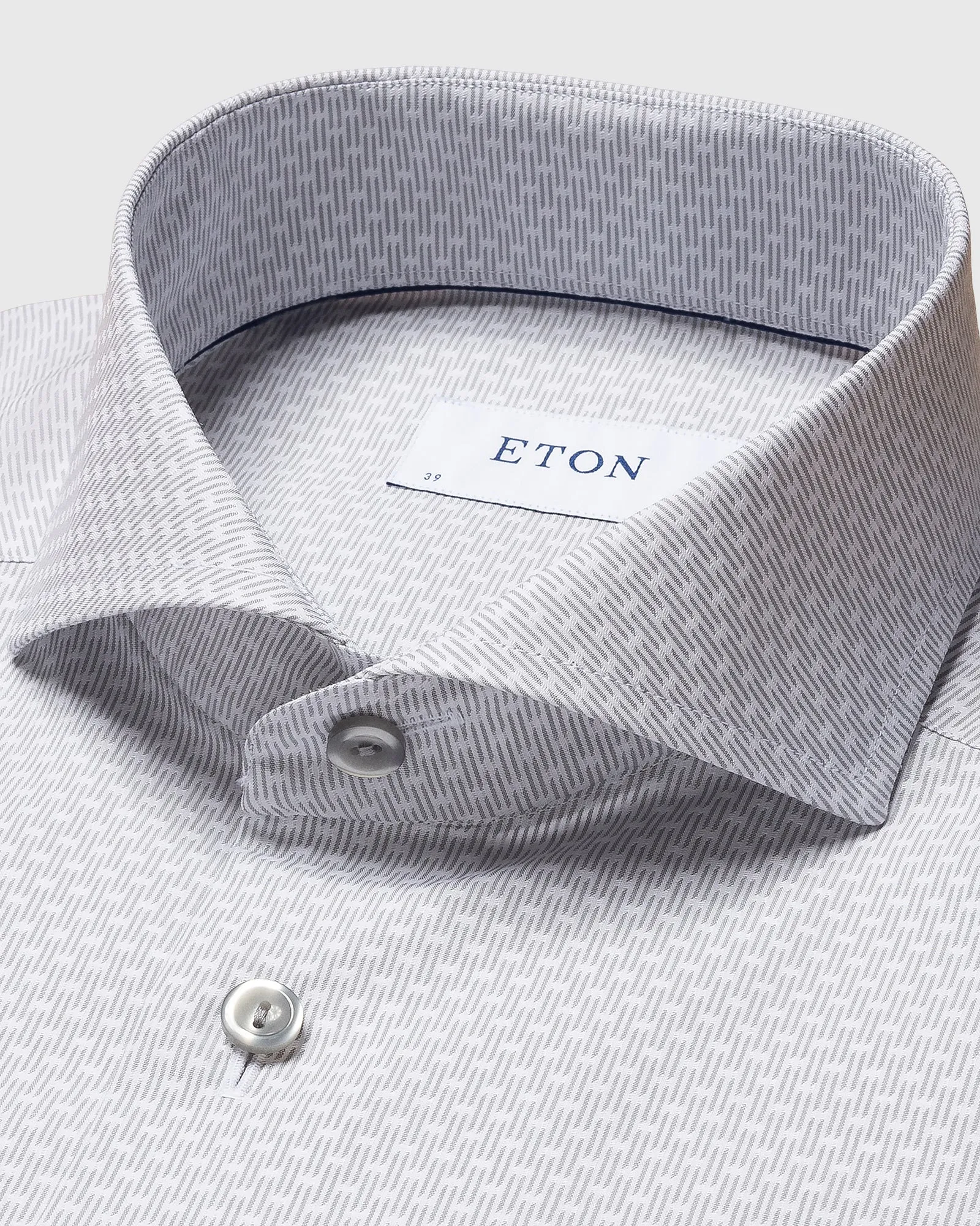 ETON 10000327013 GREY SLIM SC SHIRT