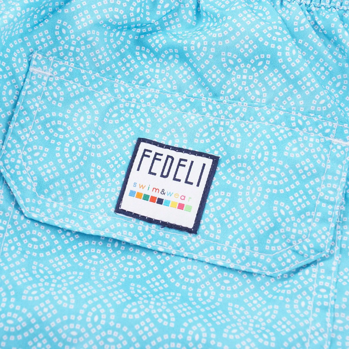 Fedeli 'Madeira' Printed Swim Trunks