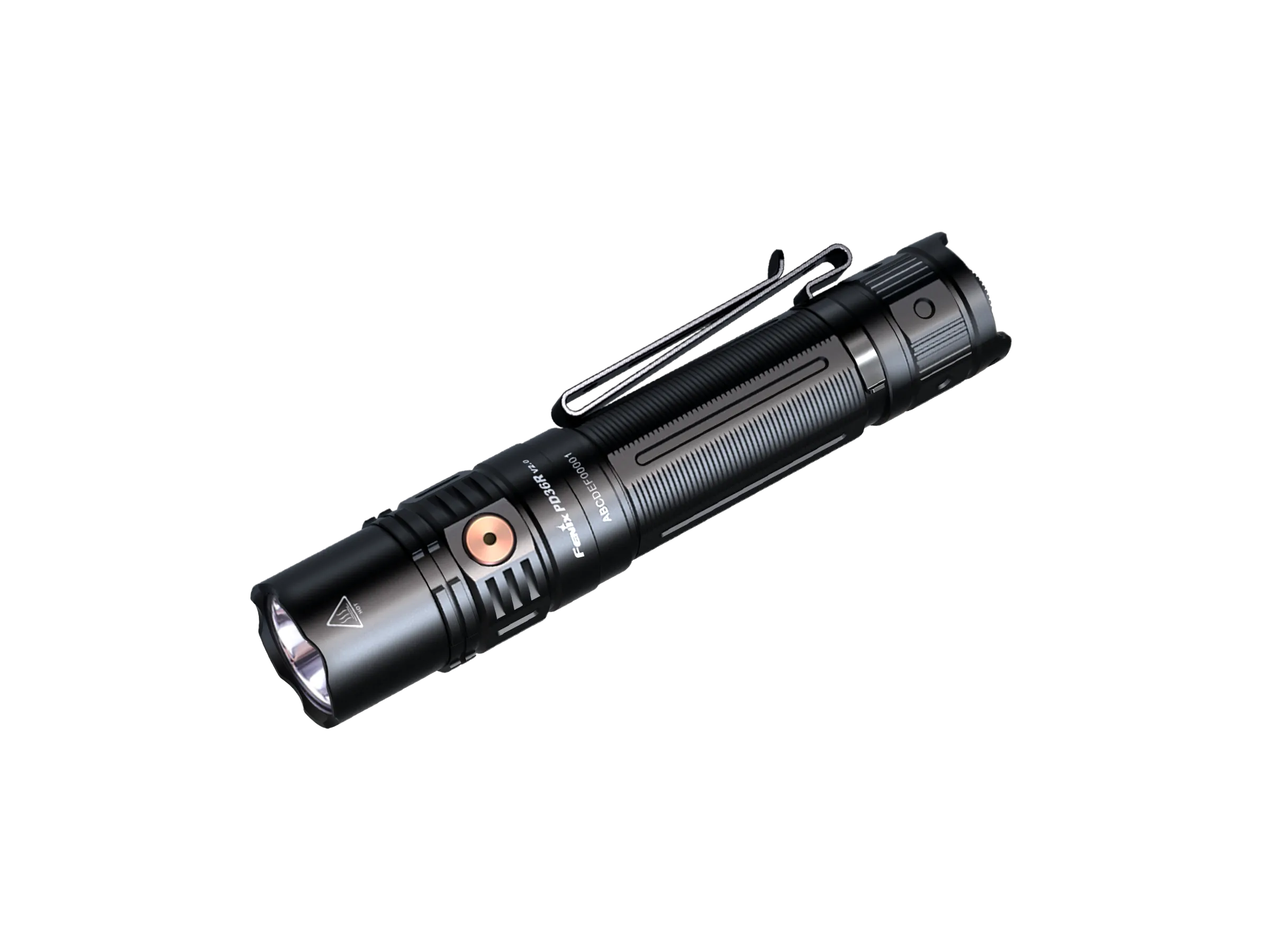 Fenix PD36R V2 Tactical LED Flashlight - Blaze Cerakote Finish