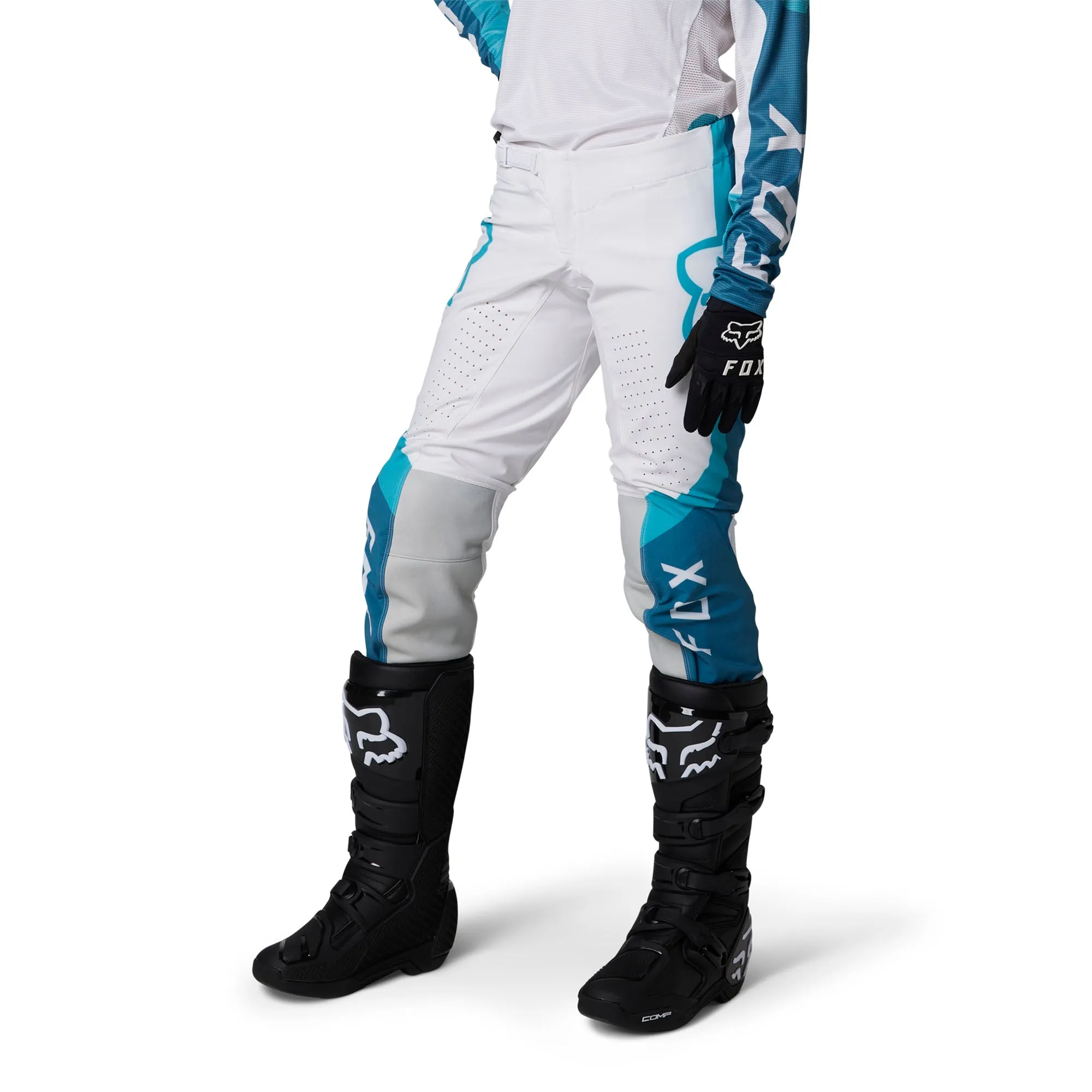 Fox Racing Flexair Efekt Offroad Pants Teal White