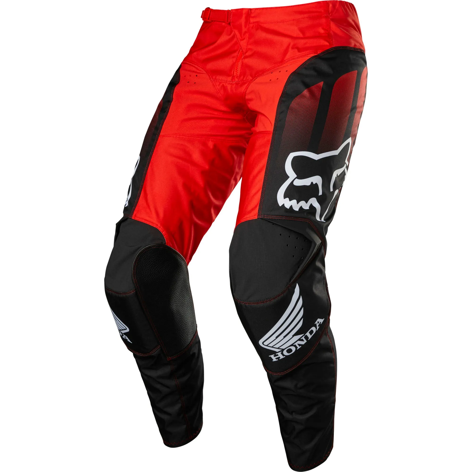 Fox Racing  Mens Black Red 180 Honda Pants Heat Resistant TruMotion Stretch MotoX