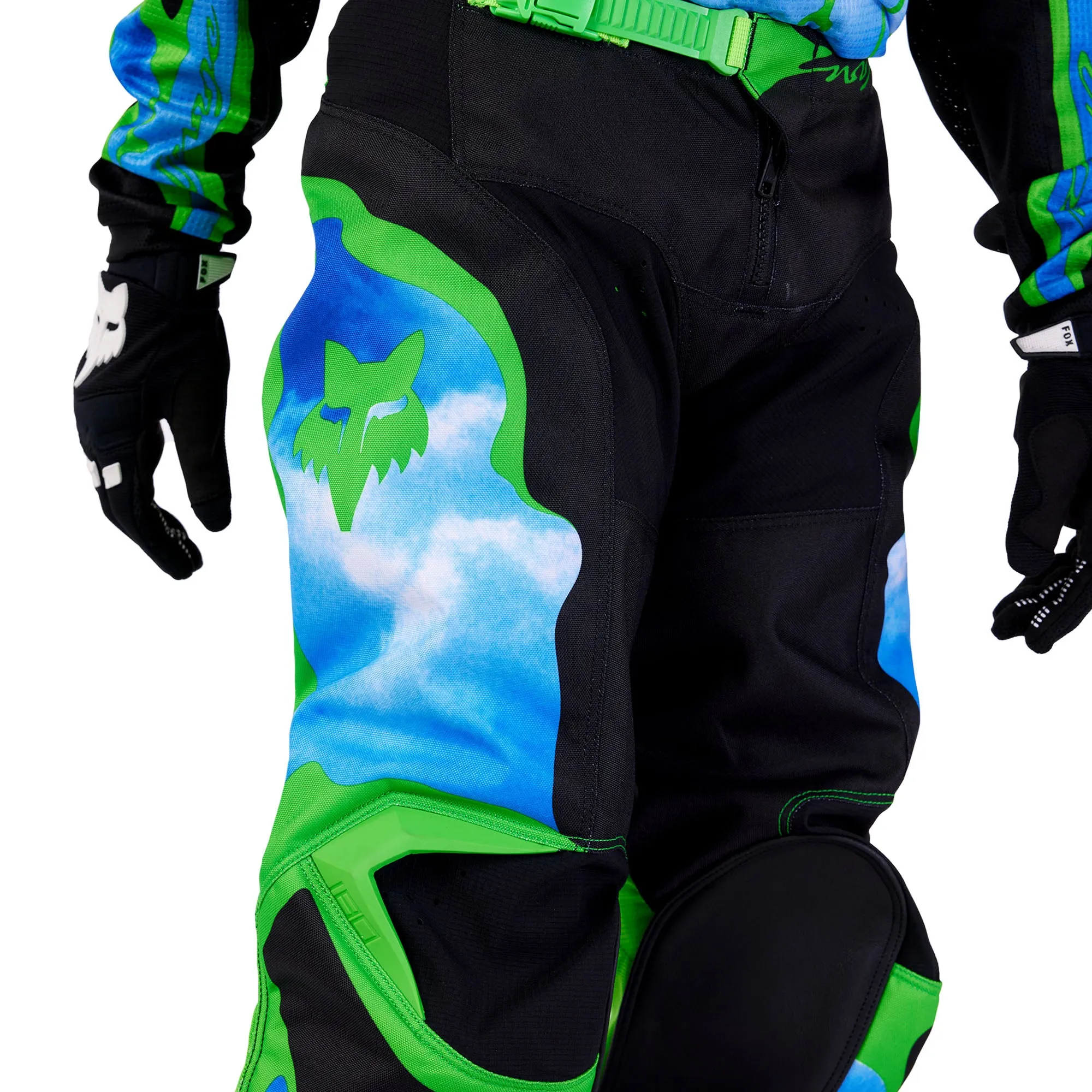 Fox Racing  Youth 180 Atlas Offroad Pants TruMotion Heat Resistant Black Green