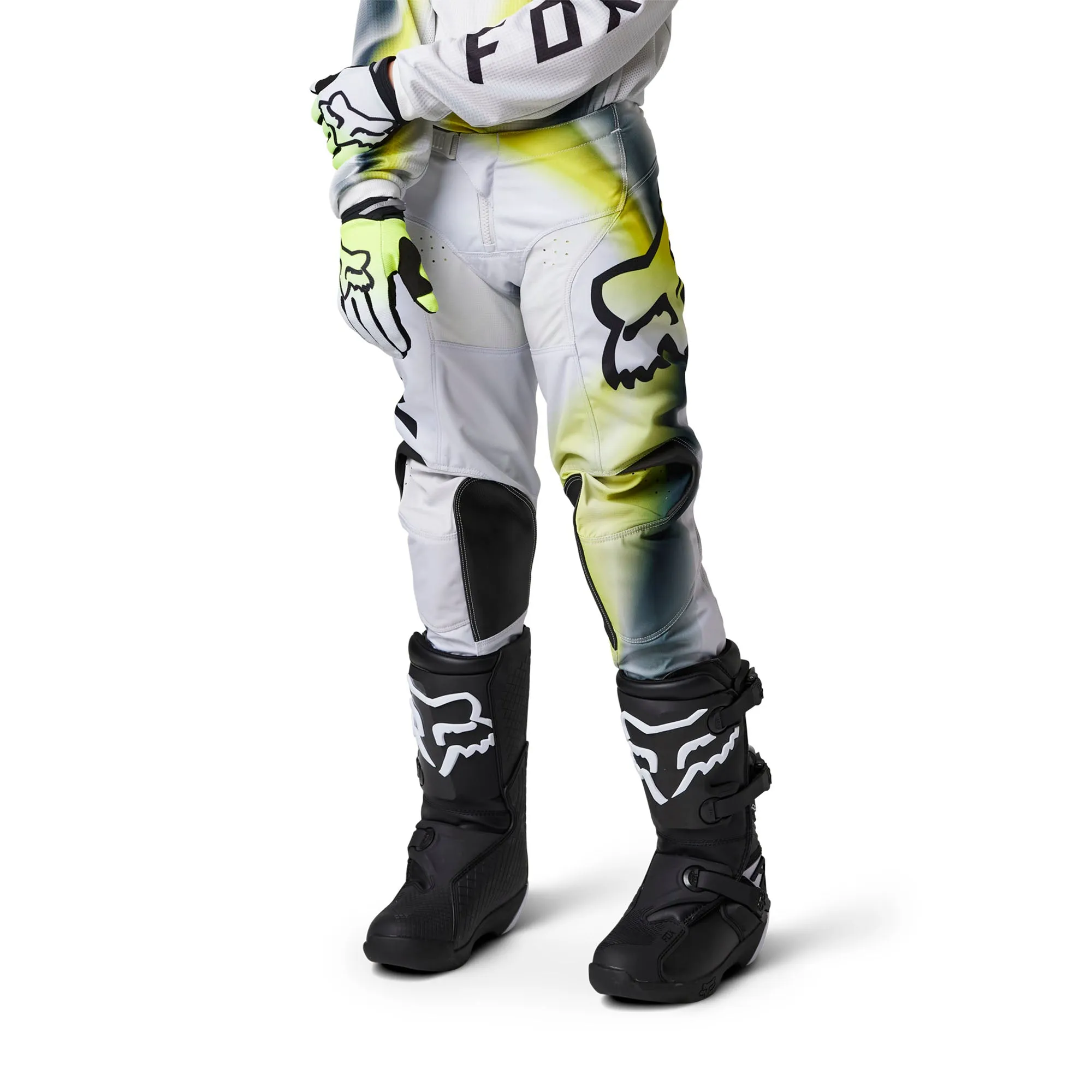 Fox Racing Youth 180 TOXSYK Offroad Pants Flo Yellow