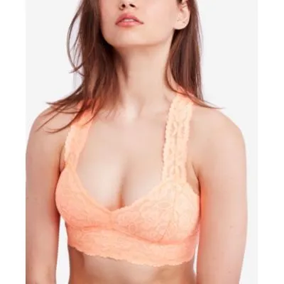 Free People Womens Galloon Lace Racerback Bra